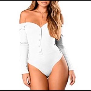 Off-Shoulder Bodysuit